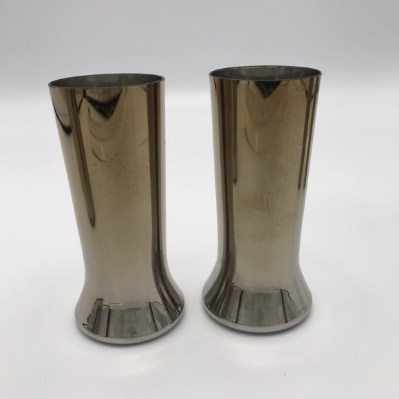 Set Of 4 Mercury Glass Shot Glass Made In Slovakia, NWOB - Picture 8 of 11